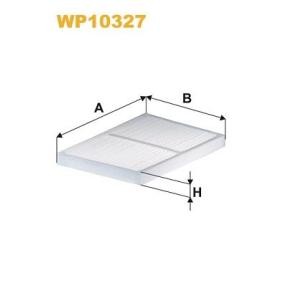 Köp Kupéfilter av WIX FILTERS WP10327 till det låga priset 240,02 kr