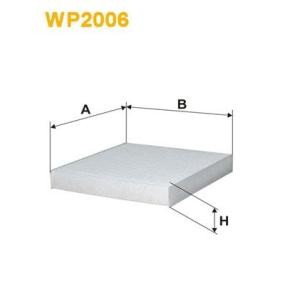 Kjøp Kupefilter av WIX FILTERS WP2006 til den lave prisen 352,89 NOK