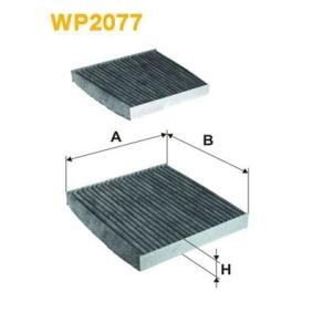 Compre Filtro, ar do habitáculo da WIX FILTERS WP2077 a um preço baixo por 30,42 €