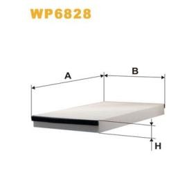 Achetez des Filtre d'habitacle WIX FILTERS WP6828 à prix pour 27,56 €