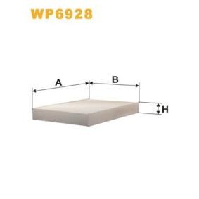 Køb Pollenfilter af WIX FILTERS WP6928 til den lave pris 130,86 DKK