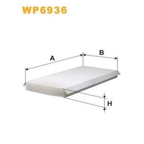 Achetez des Filtre d'habitacle WIX FILTERS WP6936 à prix pour 25,94 €