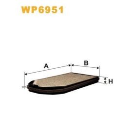 Compre Filtro, ar do habitáculo da WIX FILTERS WP6951 a um preço baixo por 97,75 €