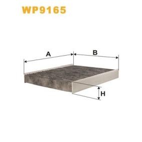 Achetez des Filtre d'habitacle WIX FILTERS WP9165 à prix pour 30,82 €