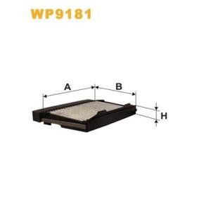 Köp Kupéfilter av WIX FILTERS WP9181 till det låga priset 686,72 kr