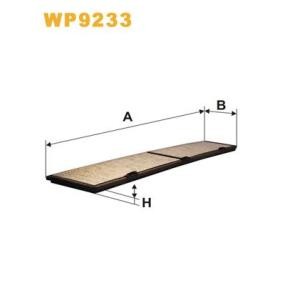 Compre Filtro, ar do habitáculo da WIX FILTERS WP9233 a um preço baixo por 36,33 €