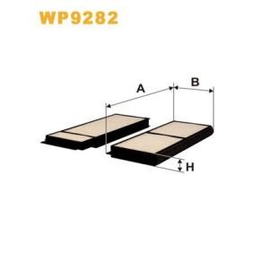 Køb Pollenfilter af WIX FILTERS WP9282 til den lave pris 261,59 DKK