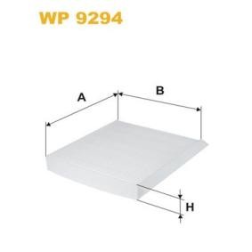 Osta Suodatin, sisäilma WIX FILTERS:llä WP9294 edullisesti hintaan 37,07 €