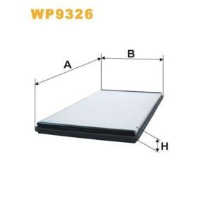 Köp Kupéfilter av WIX FILTERS WP9326 till det låga priset 339,31 kr