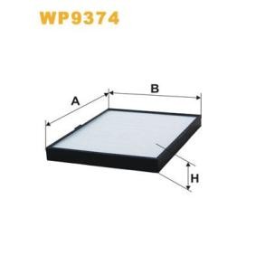 Kjøp Kupefilter av WIX FILTERS WP9374 til den lave prisen 313,70 NOK