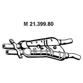 Mittelschalldämpfer BS-275EBER