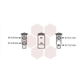 Acquista Valvola espansione climatizzatore da VAN WEZEL 01001094 a buon mercato per soli 51,37 €