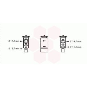 Expansionsventil, Klimaanlage 01001105 für ALFA ROMEO