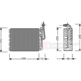 Verdampfer, Klimaanlage 0100V008 für ALFA ROMEO