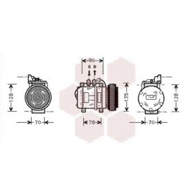 Acquista Compressore aria condizionata da VAN WEZEL 0200K018 a buon mercato per soli 576,85 €