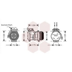 Acquista Compressore aria condizionata da VAN WEZEL 0200K027 a buon mercato per soli 708,96 €