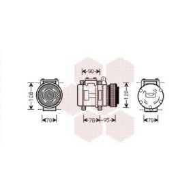 Acquista Compressore aria condizionata da VAN WEZEL 0200K028 a buon mercato per soli 554,85 €