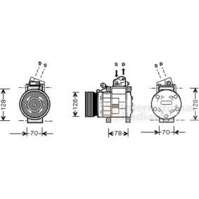 Acquista Compressore aria condizionata da VAN WEZEL 0200K037 a buon mercato per soli 864,41 €