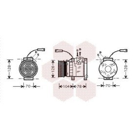 Acquista Compressore aria condizionata da VAN WEZEL 0200K168 a buon mercato per soli 1030,42 €
