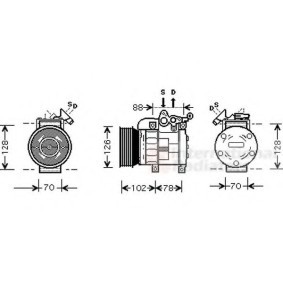 Acquista Compressore aria condizionata da VAN WEZEL 0200K169 a buon mercato per soli 1146,44 €