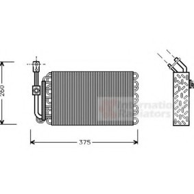 Verdampfer, Klimaanlage 0600V002