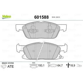 Acquista Kit pastiglie freni da VALEO 601588 a buon mercato per soli 48,00 €