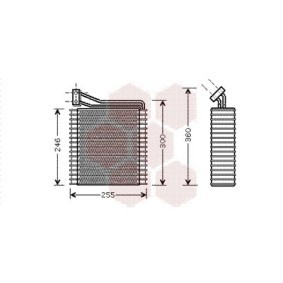 Verdampfer, Klimaanlage 0700V089