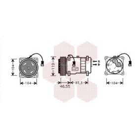 Acquista Compressore aria condizionata da VAN WEZEL 0900K019 a buon mercato per soli 527,28 €