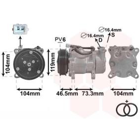 Klimakompressor 0900K030 für 206 Schrägheck (2A/C) für 318,64 CHF