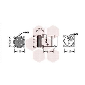 Klimakompressor 0900K158 für 406 Break (8E/F) für 236,60 CHF