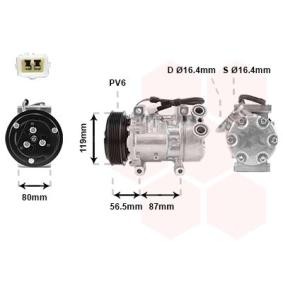 Klimakompressor 0900K207 für 206 Schrägheck (2A/C) für 322,57 CHF