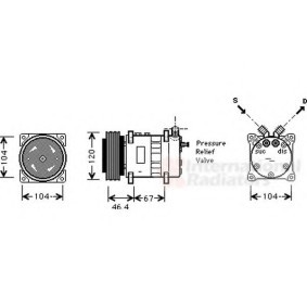 Klimakompressor 0900K210 für 106 I (1A, 1C) für 716,41 CHF