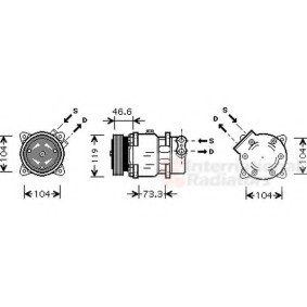 Acquista Compressore aria condizionata da VAN WEZEL 0900K218 a buon mercato per soli 422,81 €