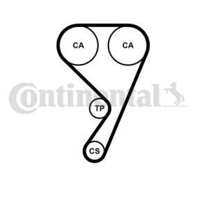 Achetez des Kit de distribution CONTITECH CT1189K1 à prix pour 94,21 €