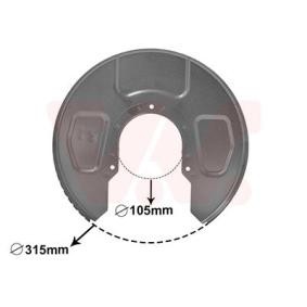 Acquista Lamiera paraspruzzi disco freno da VAN WEZEL 5878374 a buon mercato per soli 24,70 €