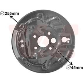 Acquista Lamierino protettivo, Tamburo freno da VAN WEZEL 7620373 a buon mercato per soli 64,41 €