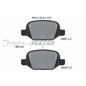 Acquista Kit pastiglie freni da TEXTAR 2360104 a buon mercato per soli 34,00 €