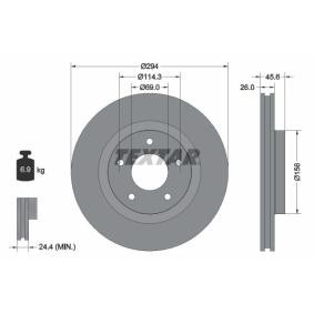 Bremsscheibe von TEXTAR