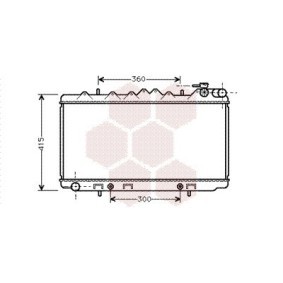 Acquista Radiatore motore da VAN WEZEL 13002093 a buon mercato per soli 175,41 €