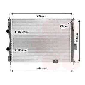 Acquista Radiatore motore da VAN WEZEL 13002280 a buon mercato per soli 74,71 €