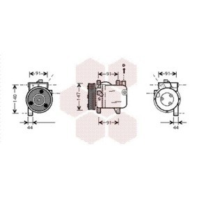 Acquista Compressore aria condizionata da VAN WEZEL 1300K002 a buon mercato per soli 533,09 €