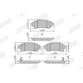 Acquista Kit pastiglie freni da JURID 573777J a buon mercato per soli 33,50 €