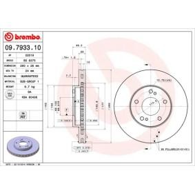 Bremsscheibe 09.7933.11