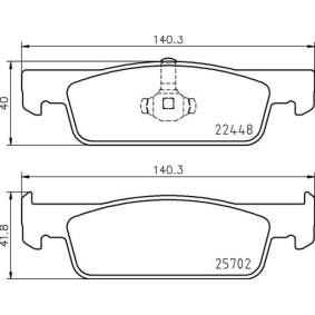 Køb Bremseklodser af BREMBO P 68 069 til den lave pris 207,96 DKK