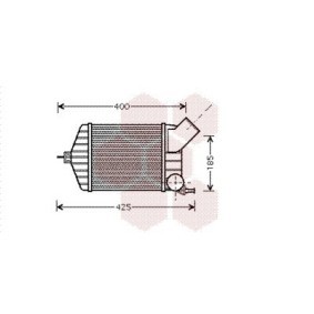 Köp Intercooler av VAN WEZEL 17004274 till det låga priset 2605,33 kr