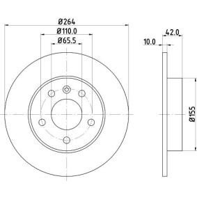Bremsscheibe von MINTEX
