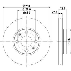 Comprar Disco de freno de MINTEX MDC1607C a bajo precio de 38,70 €
