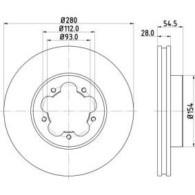 Bremsscheibe für FORD von MINTEX