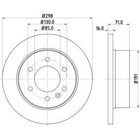 Bremsscheibe für DODGE von MINTEX