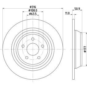 Bremsscheibe MDC2809C von MINTEX günstig für 65,60 € online kaufen